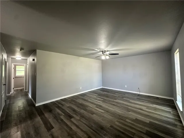 wooden floor in an empty room