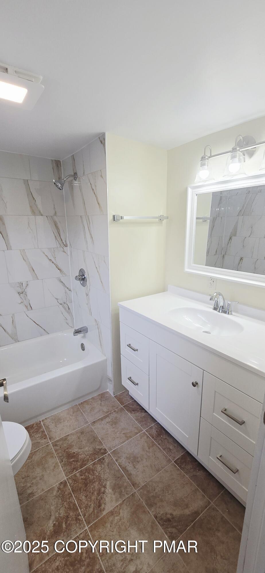 117 Rinker Road Stroudsburg, PA 18360 - Photo 22 of 33 a spacious bathroom with a tub sink and mirror