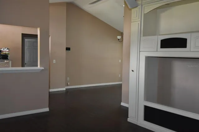 wooden floor in an empty room