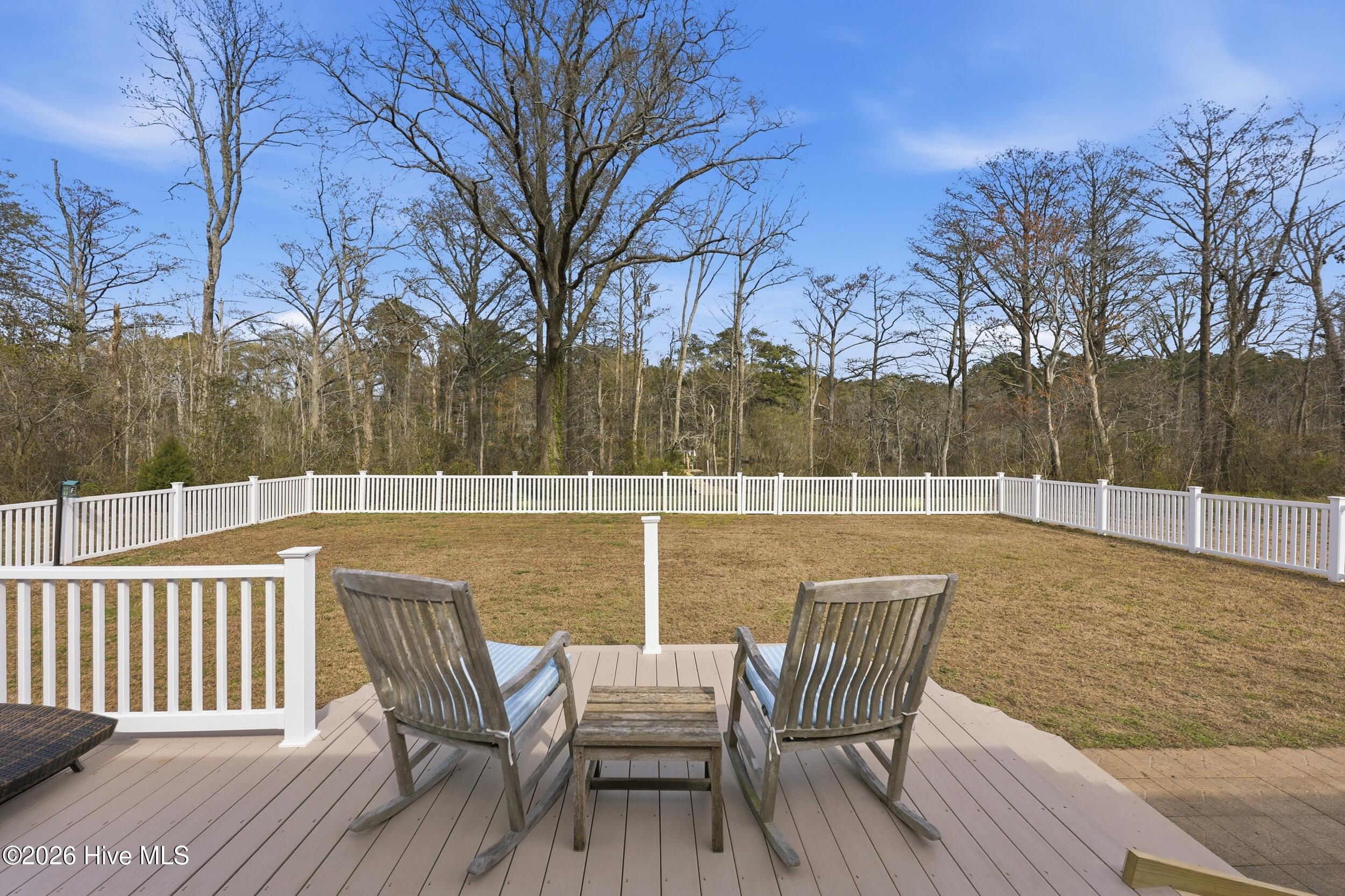 105 Pailin Creek Road Elizabeth City, NC 27909 - Photo 43 of 57 Back deck/yard