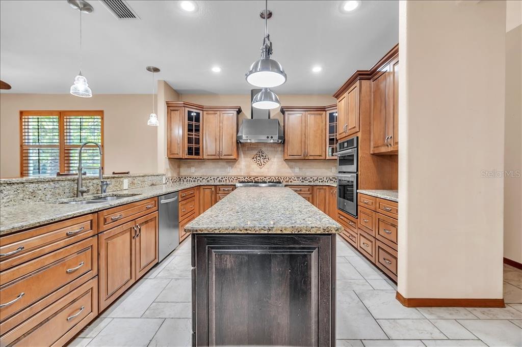 10597 Southwest Kissimmee Road Arcadia, FL 34269 - Photo 19 of 54 a kitchen with stainless steel appliances granite countertop a sink and a stove