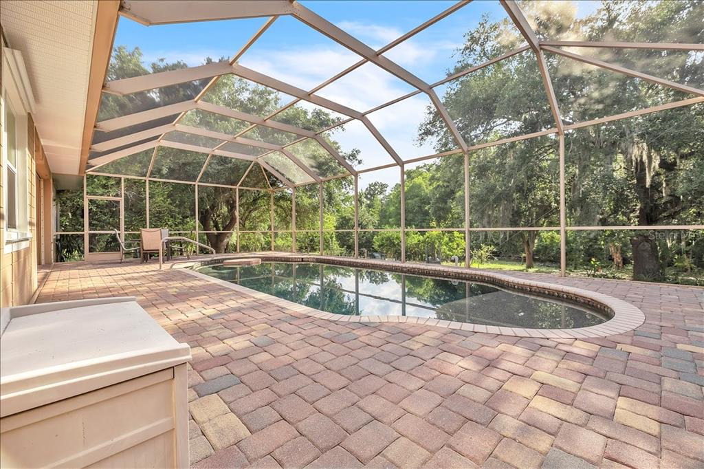 10597 Southwest Kissimmee Road Arcadia, FL 34269 - Photo 43 of 54 a view of a swimming pool with a outdoor seating
