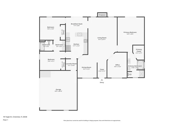$315,000 | 101 Eagle Drive, Crestview, FL 32536