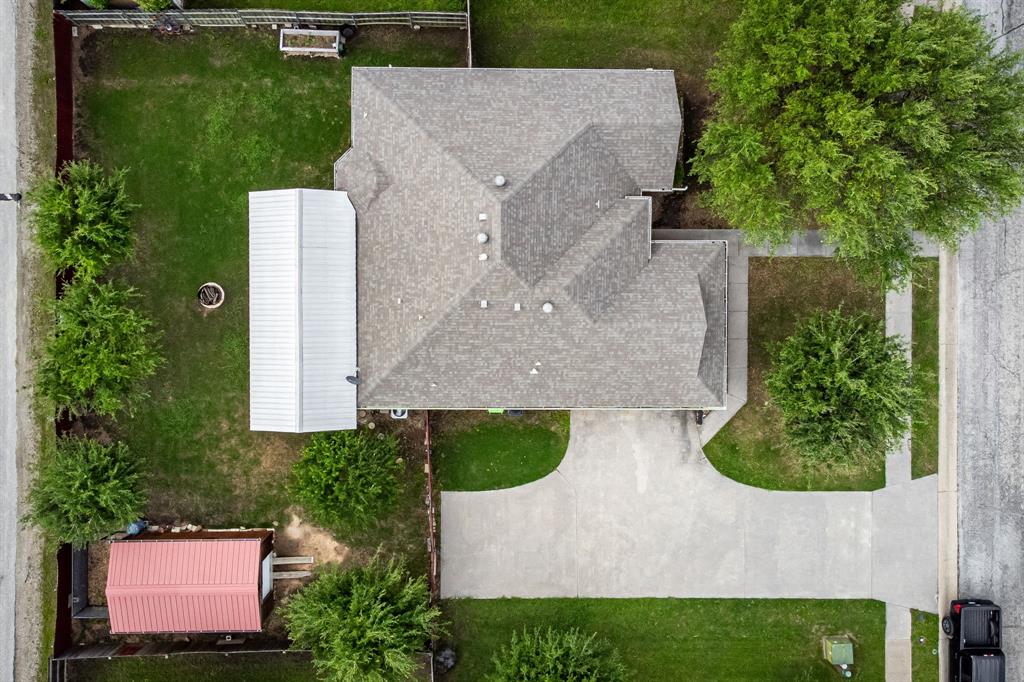 1401 Hickory Drive Pilot Point, TX 76258 - Photo 29 of 34 Aerial view highlighting the property's layout