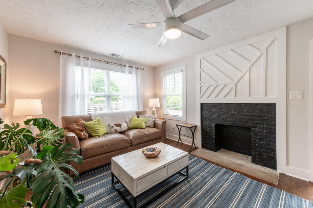 2166 Greene Street Augusta, GA 30904 - Photo 5 of 31 Living Room with Fireplace!