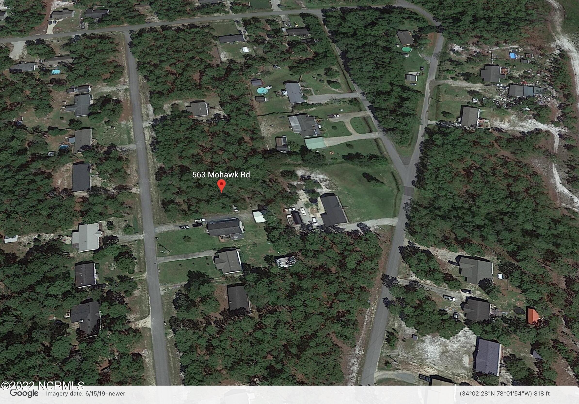 563 Mohawk Road Boiling Spring Lakes, NC 28461 - Photo 1 of 1 AERIAL