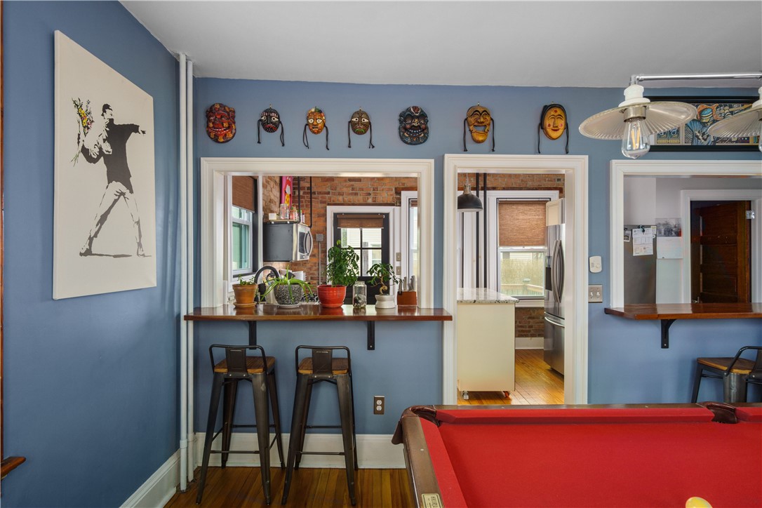 209 3rd Street Newport, RI 02840 - Photo 8 of 22 Billiards Table looking into kitchen