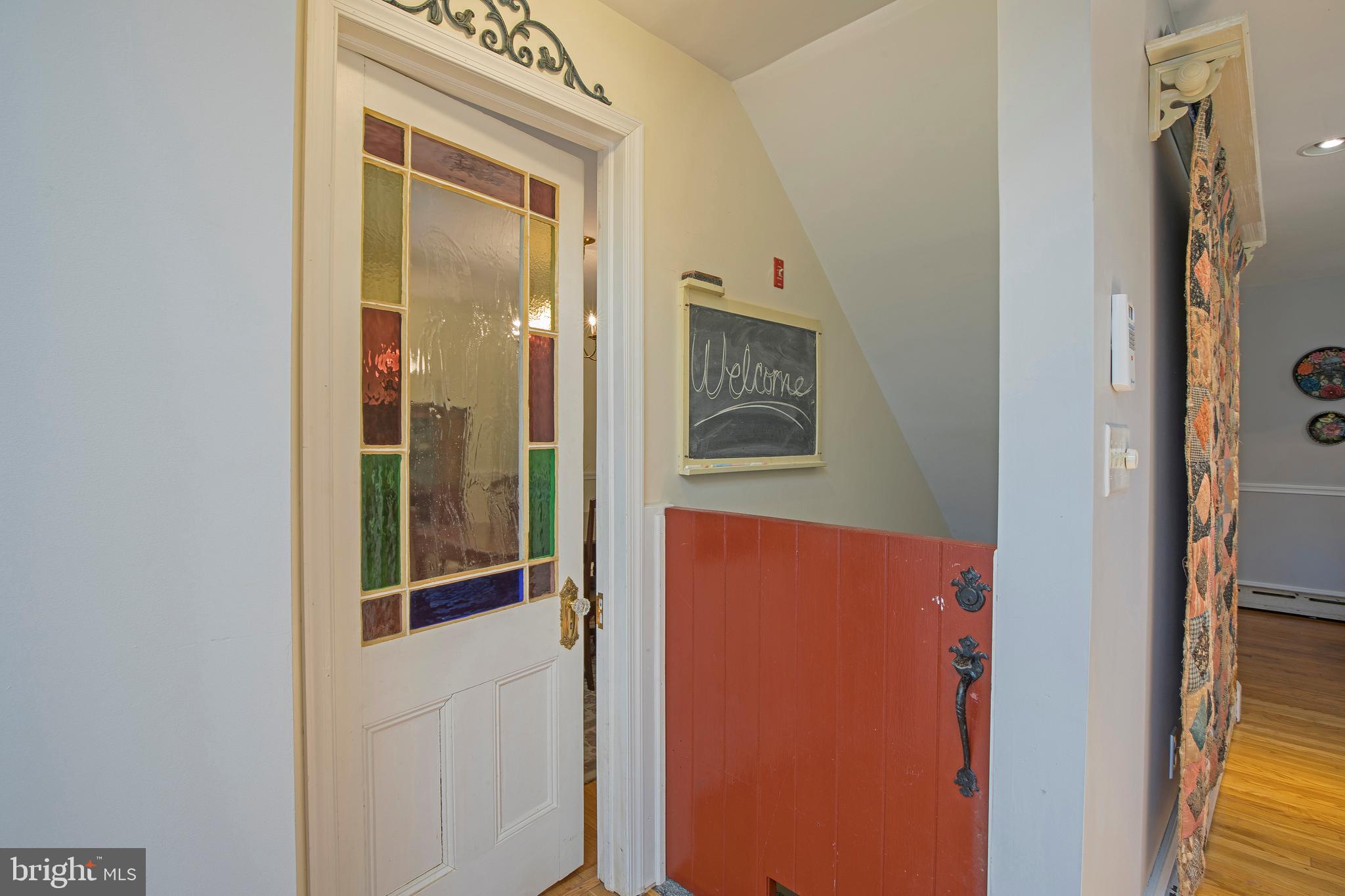 559 West Sandy Ridge Road Doylestown, PA 18901 - Photo 17 of 44 Stained glass to Dining Room