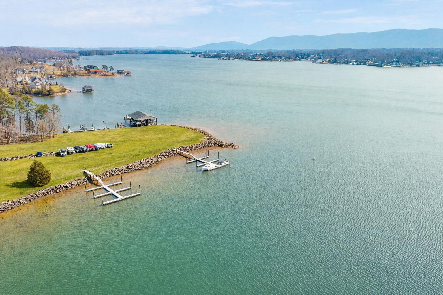 community and dock area