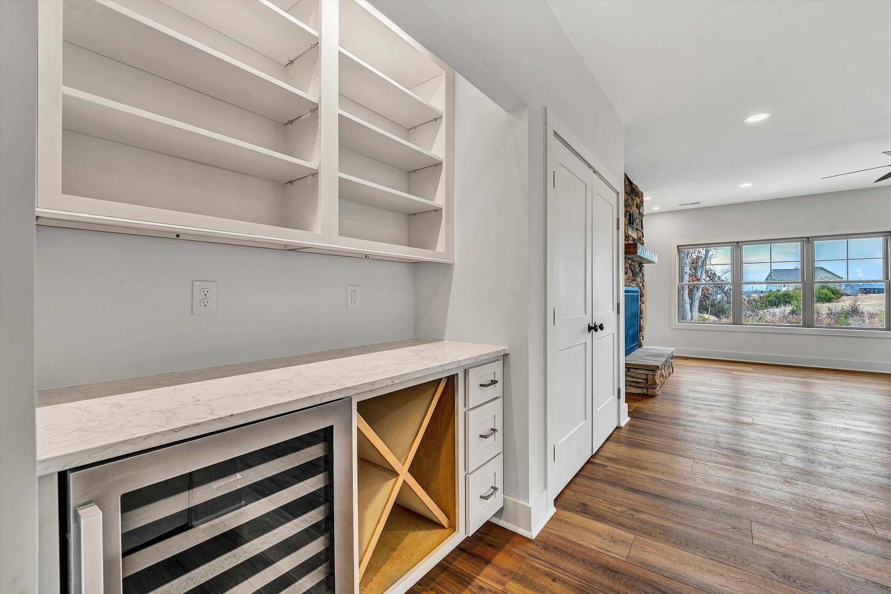 17 Alpine Drive Union Hall, VA 24176 - Photo 21 of 35 a view of a hallway with wooden floor and staircase