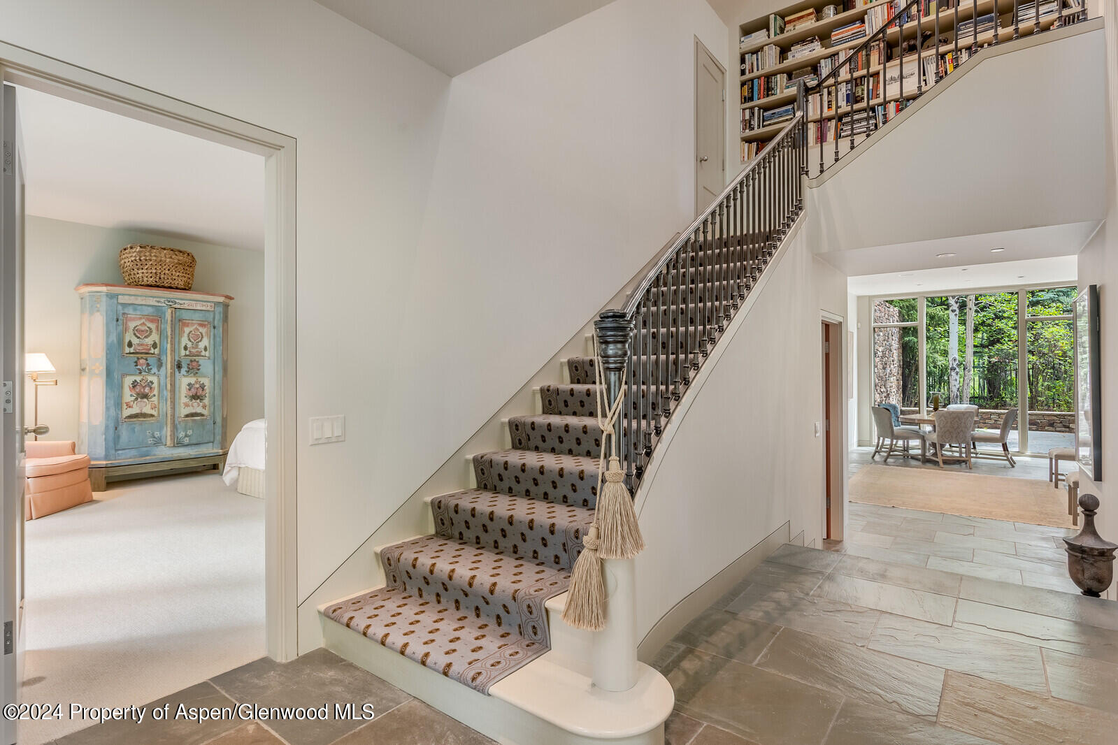 844 Roaring Fork Road Aspen, CO 81611 - Photo 32 of 39 a view of entryway and hall with wooden floor
