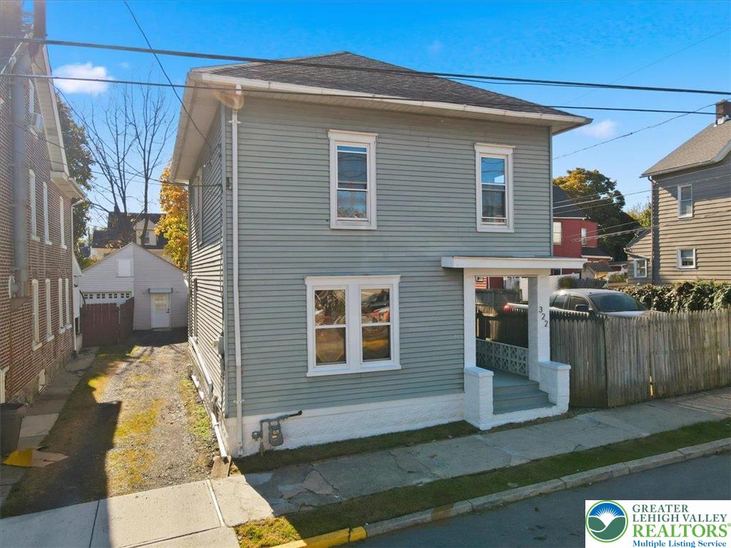 322 East Garrison Street Bethlehem, PA 18018 - Photo 2 of 24 a front view of a house with a yard