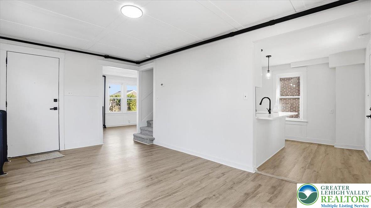 322 East Garrison Street Bethlehem, PA 18018 - Photo 3 of 24 a view of an empty room with wooden floor