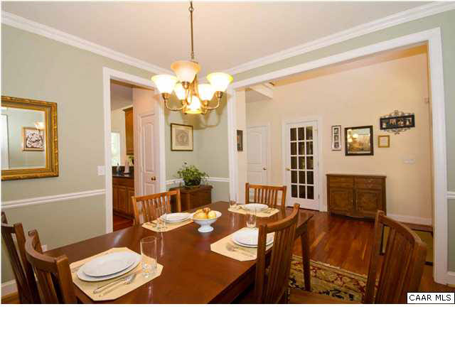 246 Sclaters Ford Road Palmyra, VA 22963 - Photo 12 of 32 Formal Dining Room with Chairrail & Crown Molding
