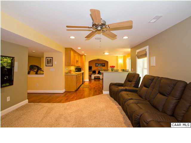 246 Sclaters Ford Road Palmyra, VA 22963 - Photo 22 of 32 In-Law - Guest Suite on Terrace Level - Family room features Surround-Sound