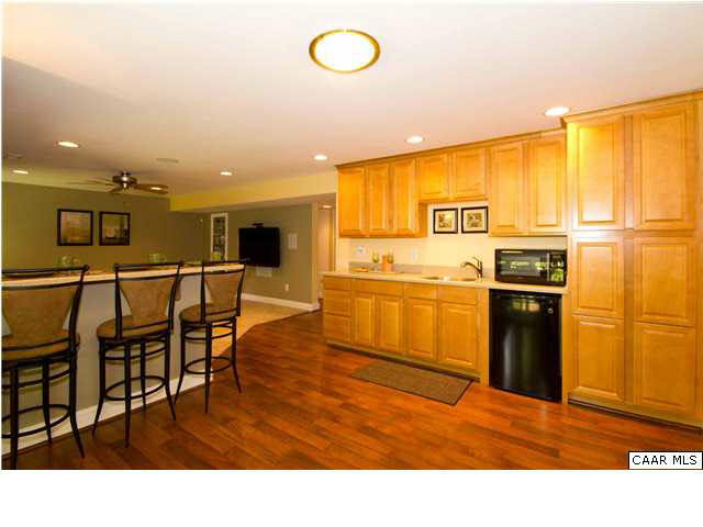 246 Sclaters Ford Road Palmyra, VA 22963 - Photo 23 of 32 Lovely Kitchenette on Terrace Level - Maple Cabinets, Solid-surface Countertops