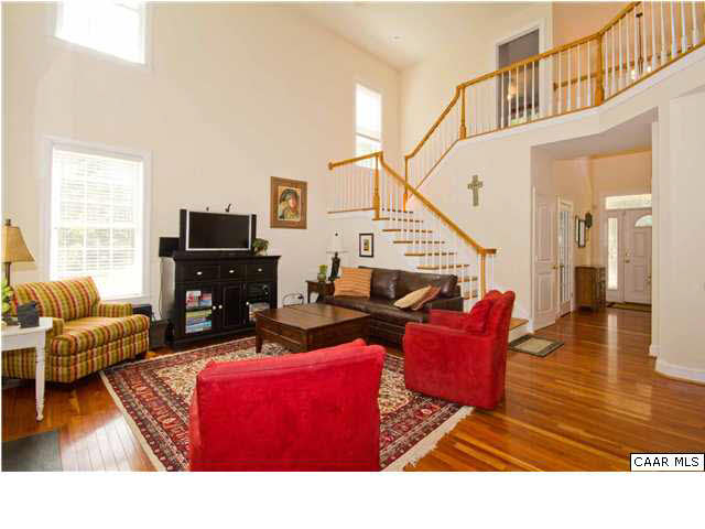 246 Sclaters Ford Road Palmyra, VA 22963 - Photo 3 of 32 Beautiful Greatroom with 6 Tiered Windows, Brazilian Cherry Flooring, Gas-log FP