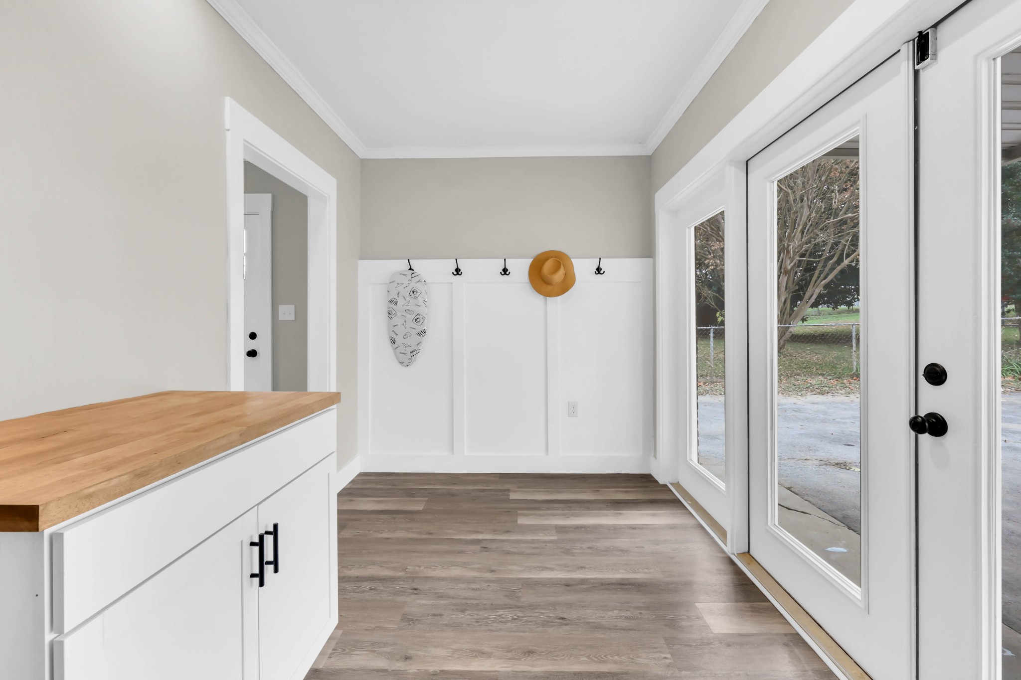 219 Jordan Road Clarksville, TN 37042 - Photo 19 of 22 a view of a kitchen cabinets and wooden floor