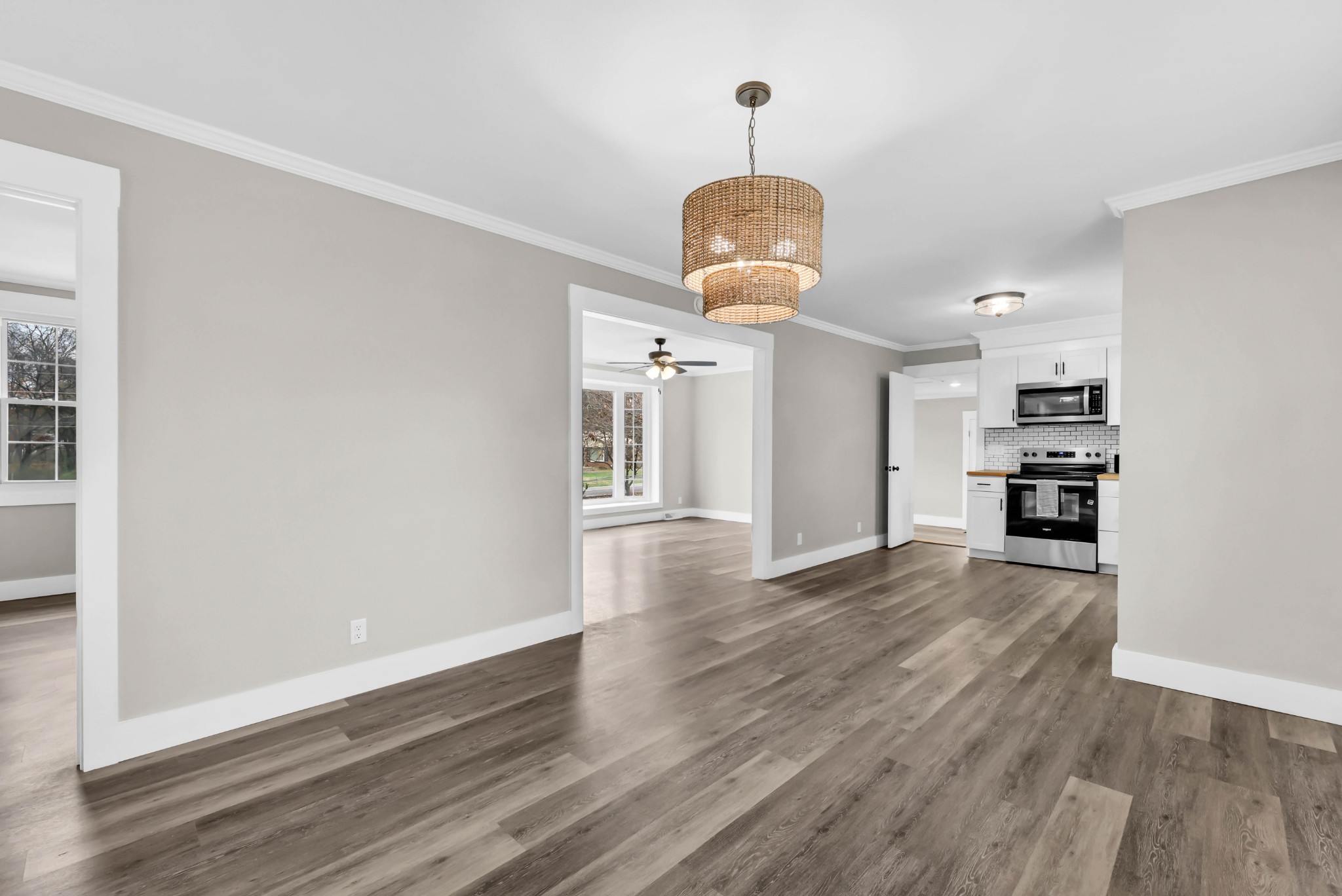 219 Jordan Road Clarksville, TN 37042 - Photo 7 of 22 a view of empty room with wooden floor