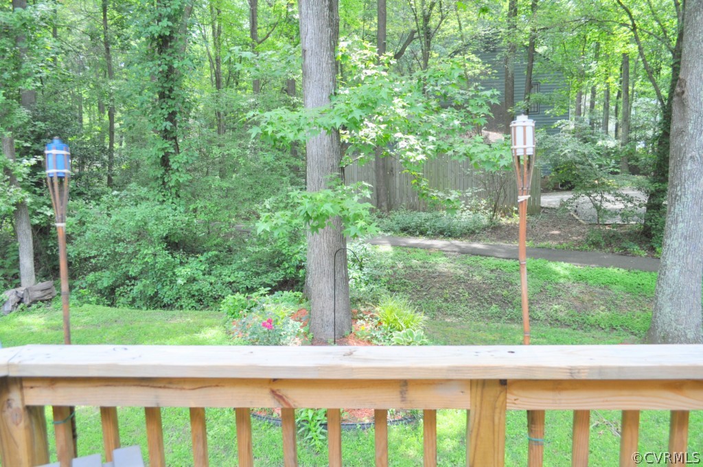 Another view from rear deck.