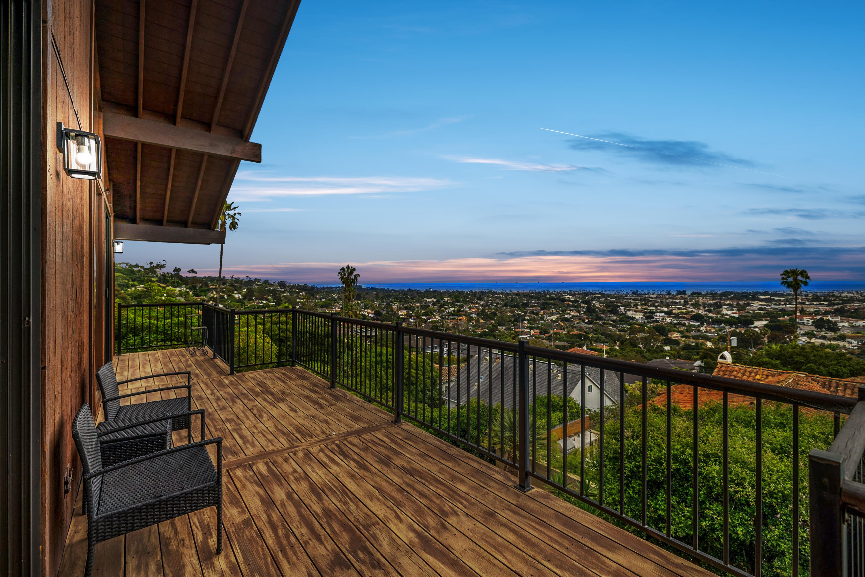 34 Rubio Road Santa Barbara, CA 93103 - Photo 2 of 36 a view of a balcony with wooden floor and outdoor space