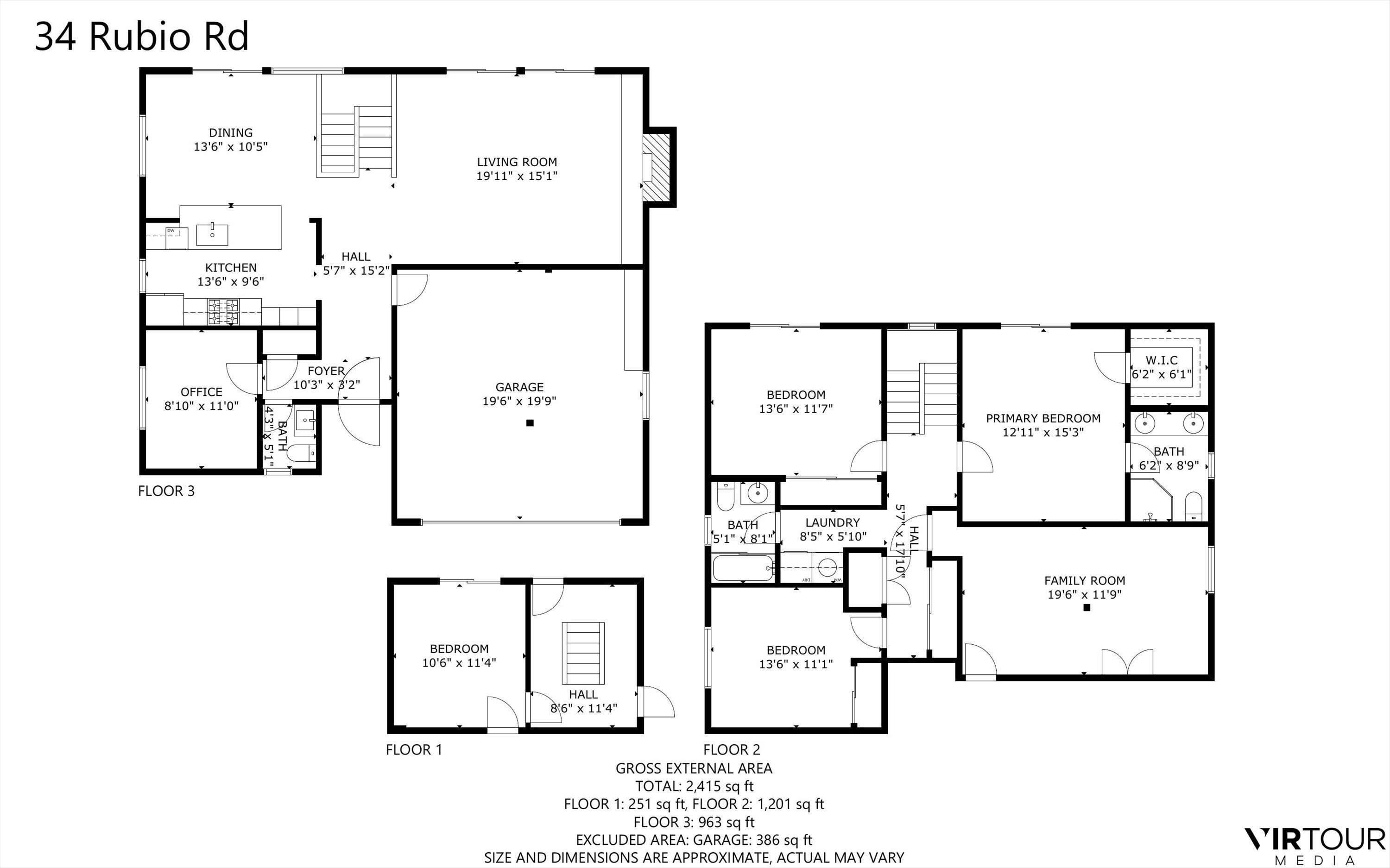 34 Rubio Road Santa Barbara, CA 93103 - Photo 36 of 36 a picture of a floor plan