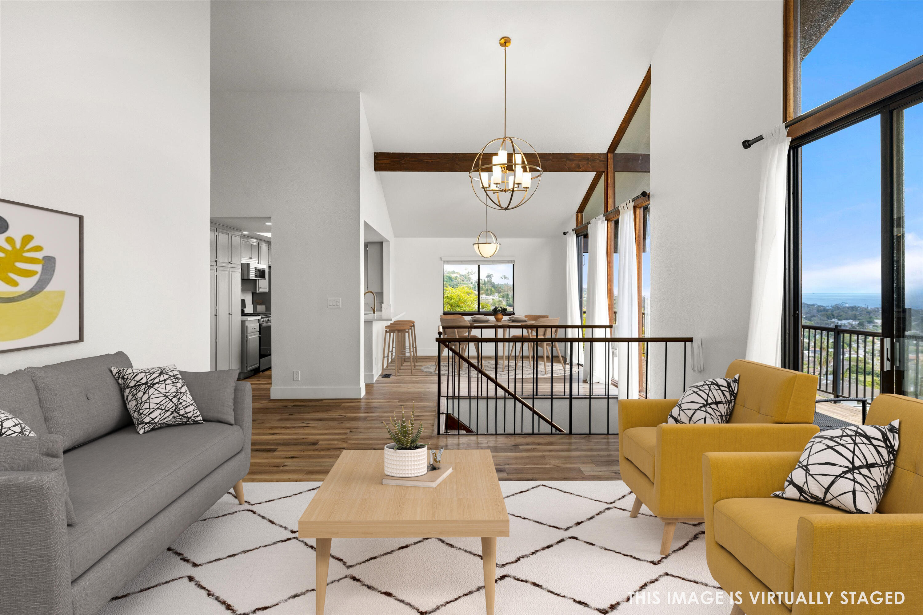 34 Rubio Road Santa Barbara, CA 93103 - Photo 9 of 36 a living room with furniture and wooden floor