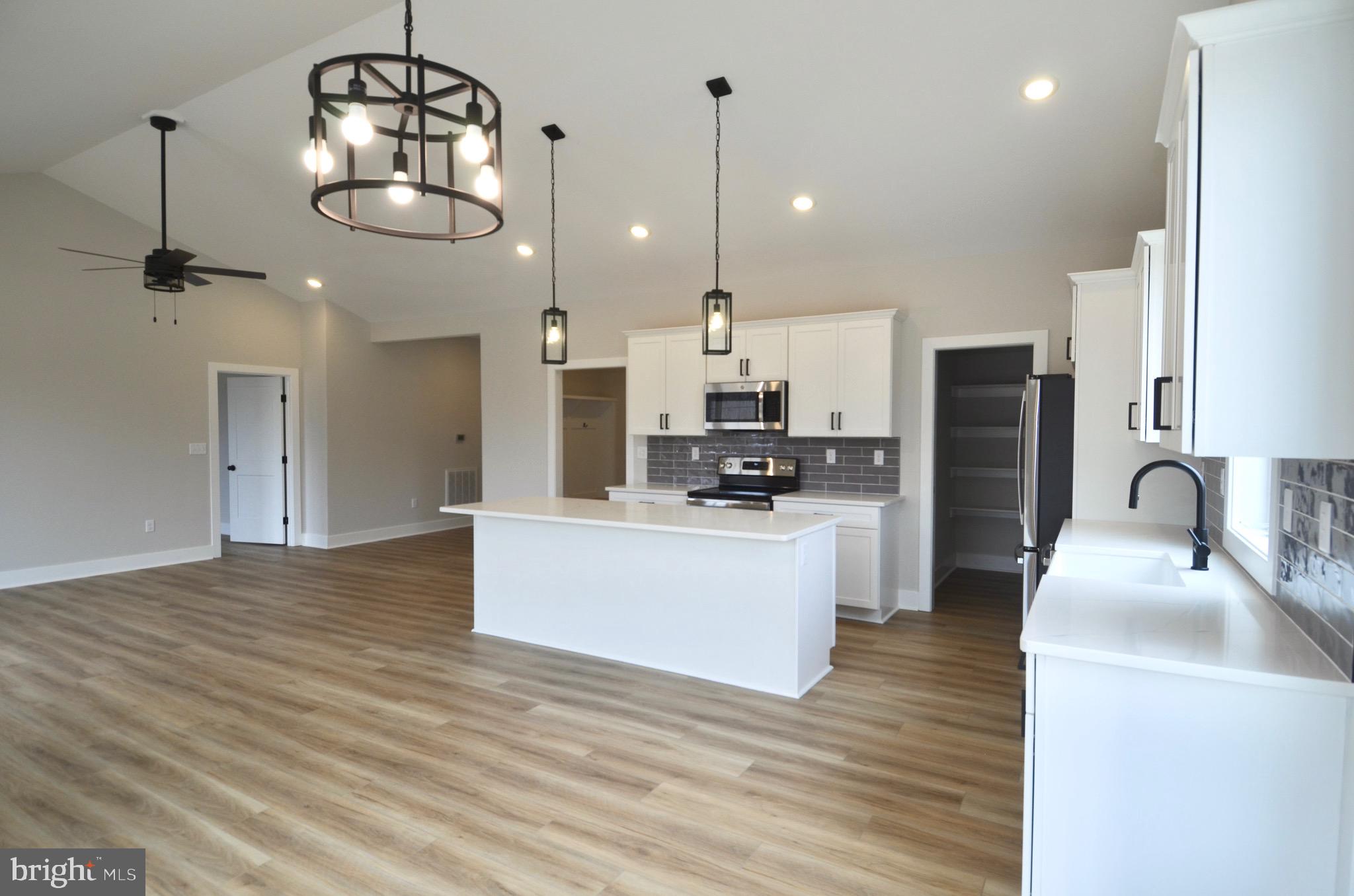 Kitchen with walk in Pantry