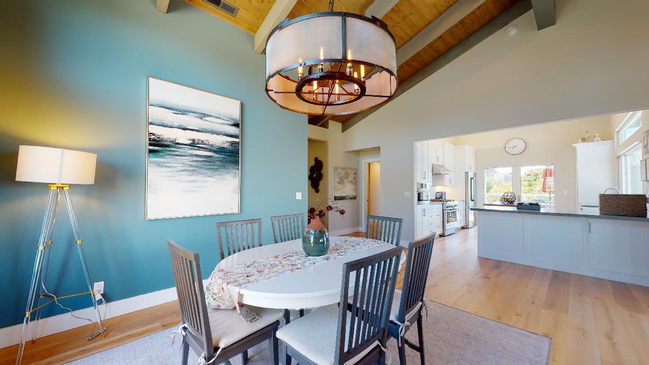 150 Vía Soderini Aptos, CA 95003 - Photo 17 of 73 a view of a dining room with furniture and wooden floor