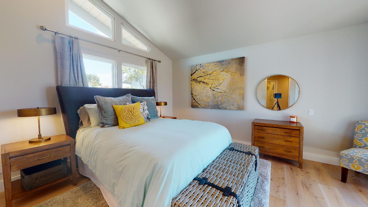150 Vía Soderini Aptos, CA 95003 - Photo 27 of 73 a bedroom with bed and a window
