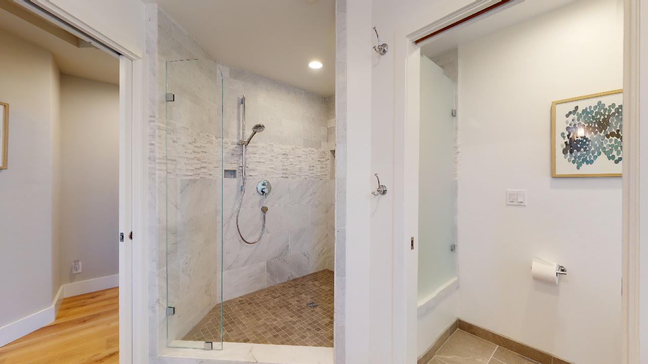 150 Vía Soderini Aptos, CA 95003 - Photo 29 of 73 a bathroom with a shower