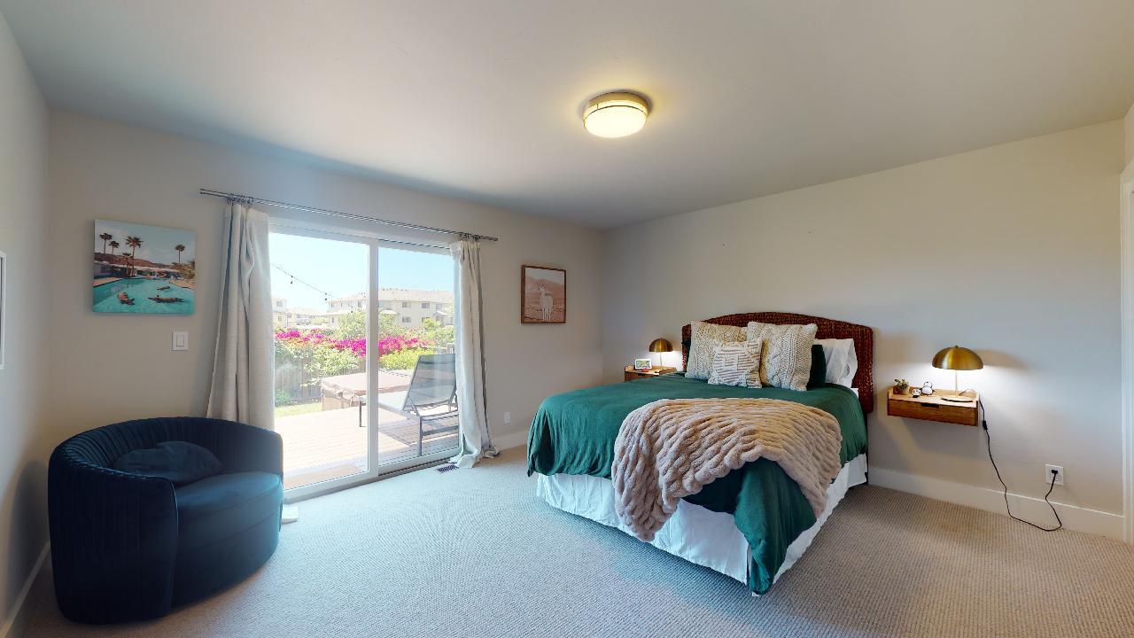 150 Vía Soderini Aptos, CA 95003 - Photo 33 of 73 a bedroom with a bed and a couch