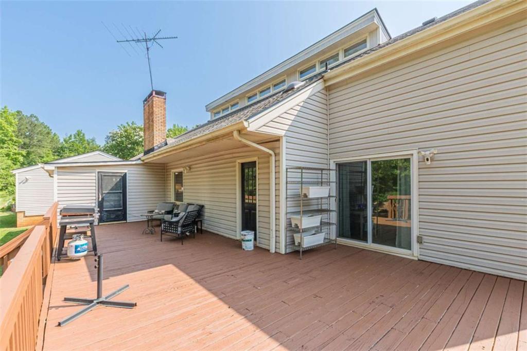 2229 South Van Wert Road Villa Rica, GA 30180 - Photo 44 of 92 a backyard of a house with seating space