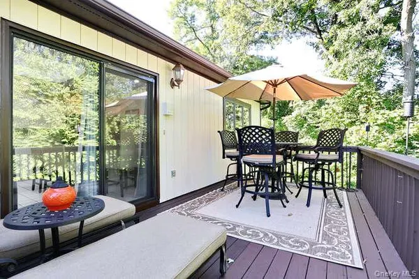 a outdoor space with furniture