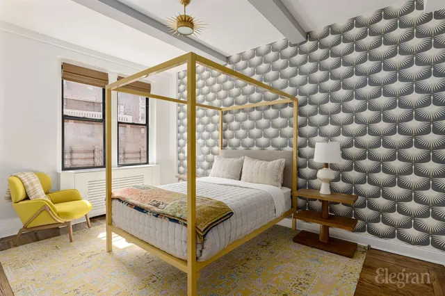 a bathroom with a sink mirror and a bathtub