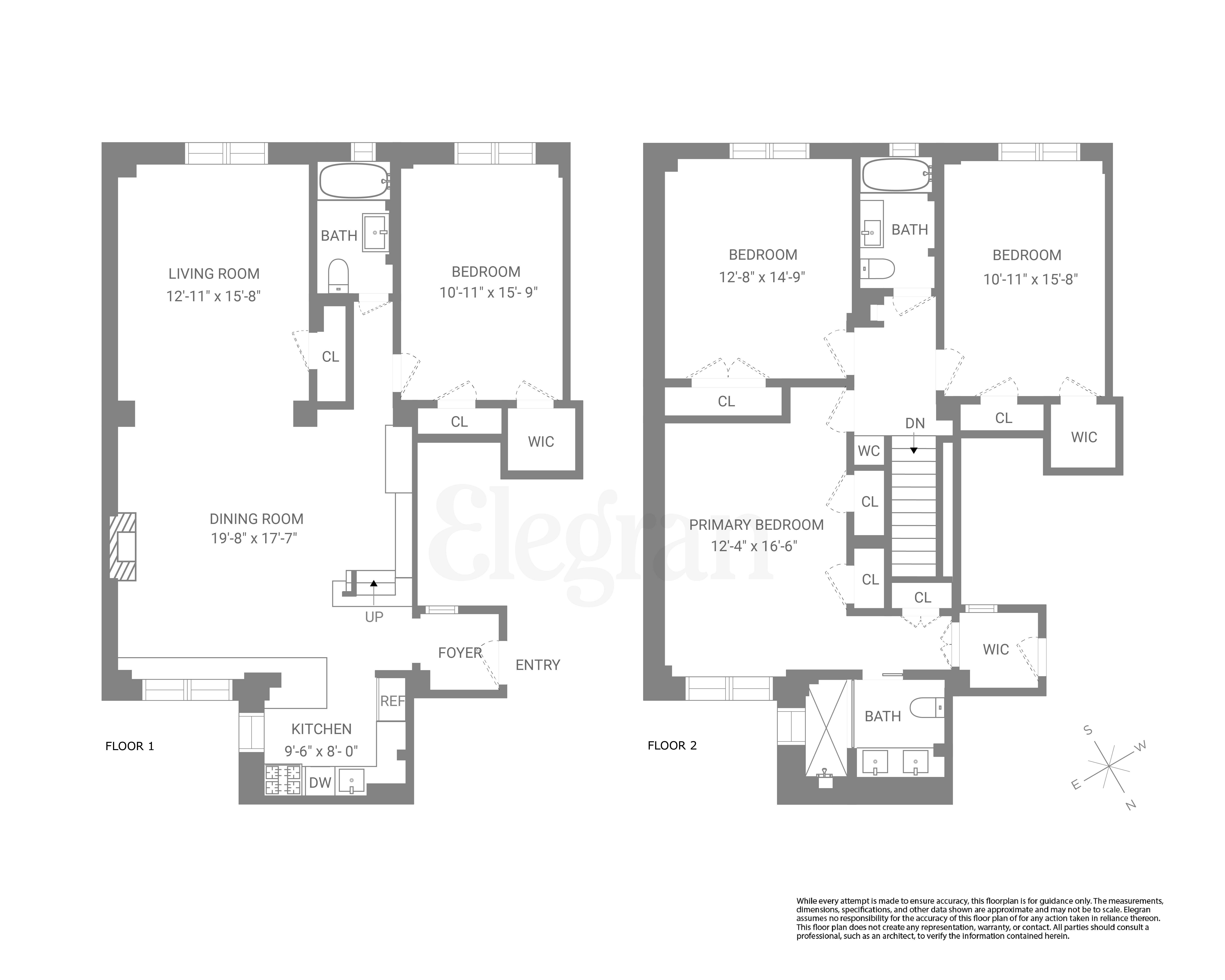135 West 79th Street, Unit 9A/10A Manhattan, NY 10024 - Photo 12 of 12 a picture of a floor plan