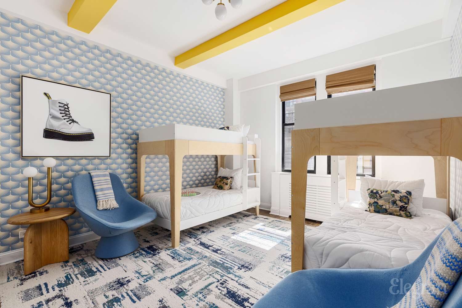 135 West 79th Street, Unit 9A/10A Manhattan, NY 10024 - Photo 9 of 12 a living room with furniture and a rug