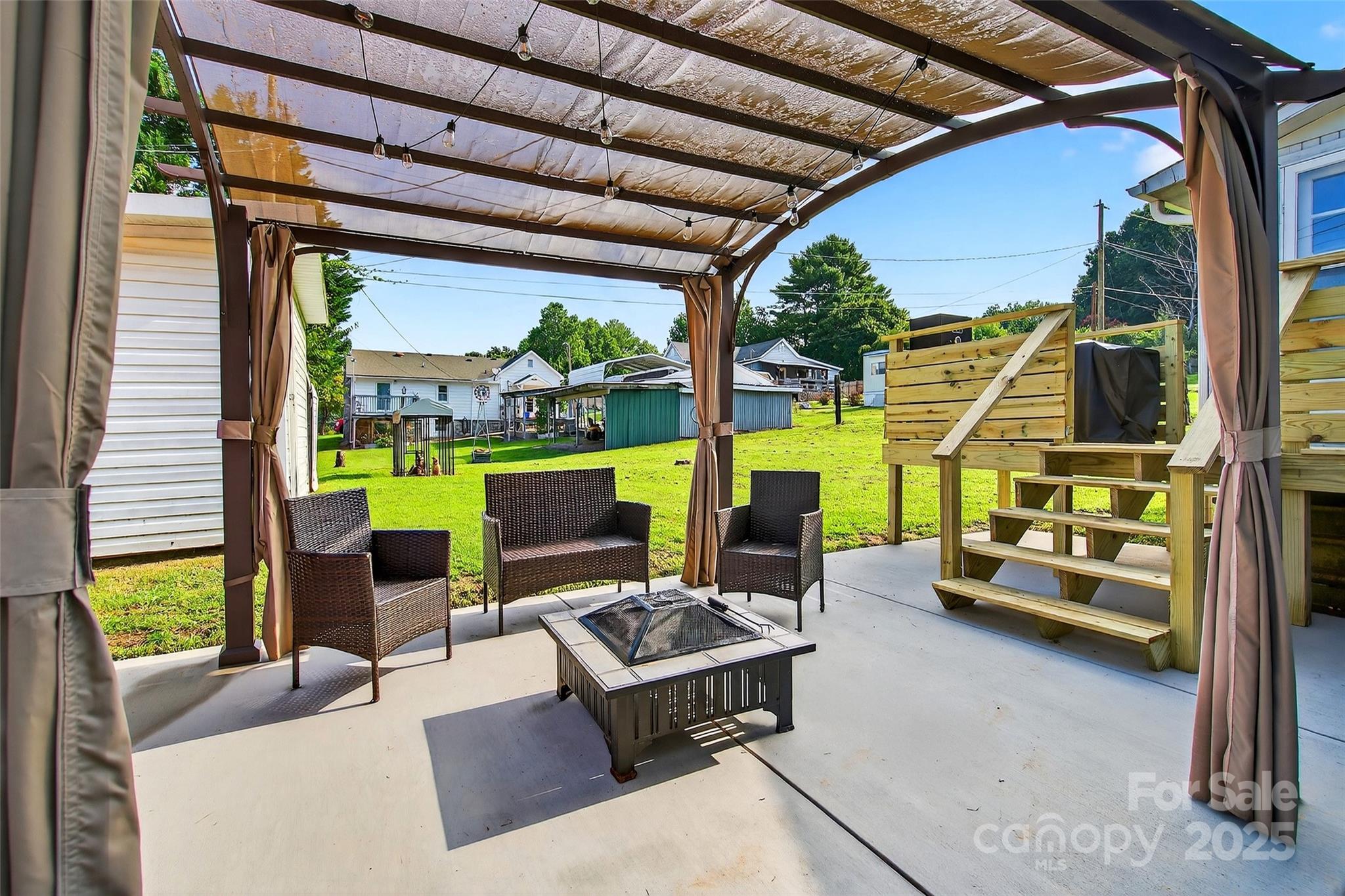 87 2nd Street Marion, NC 28752 - Photo 16 of 31 a building outdoor space with patio furniture