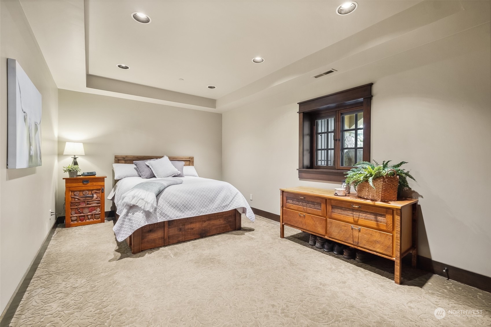 12408 County Line Road East Edgewood, WA 98372 - Photo 14 of 40 a bedroom with a bed and window