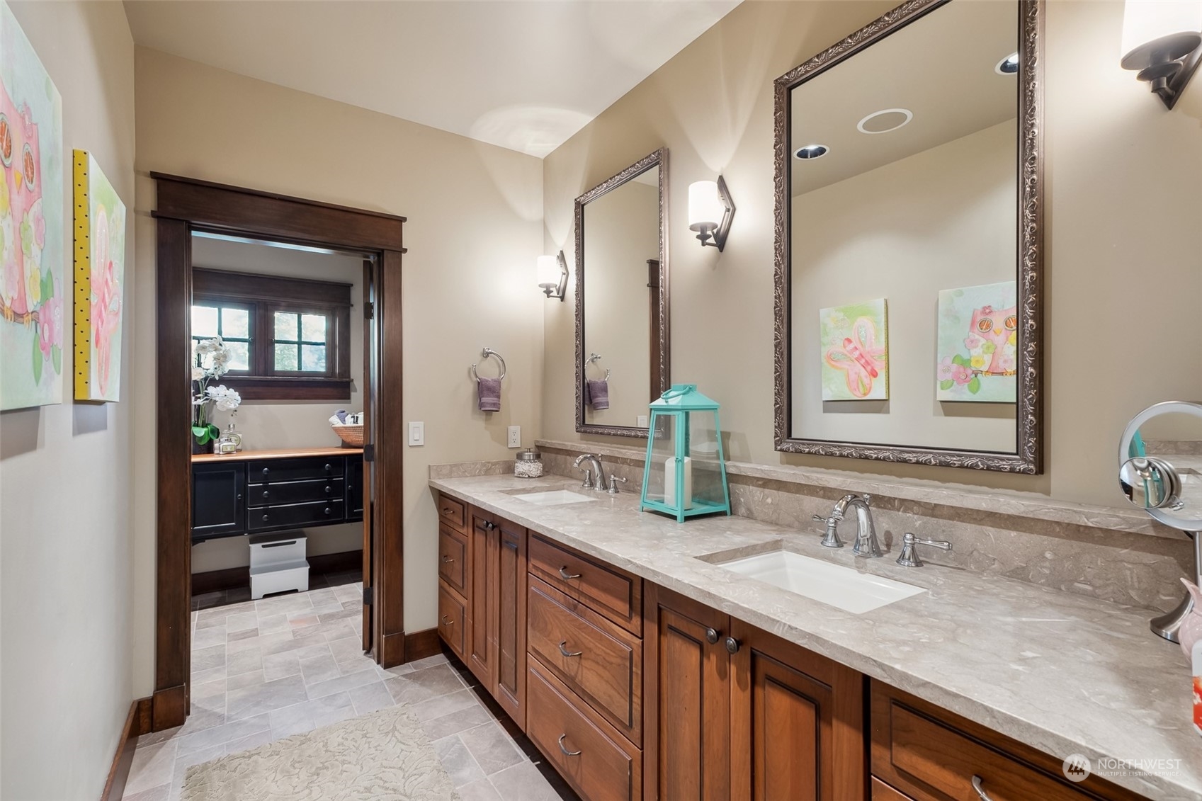 12408 County Line Road East Edgewood, WA 98372 - Photo 23 of 40 a bathroom with a sink double vanity