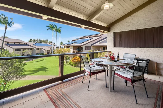 a outdoor space with furniture