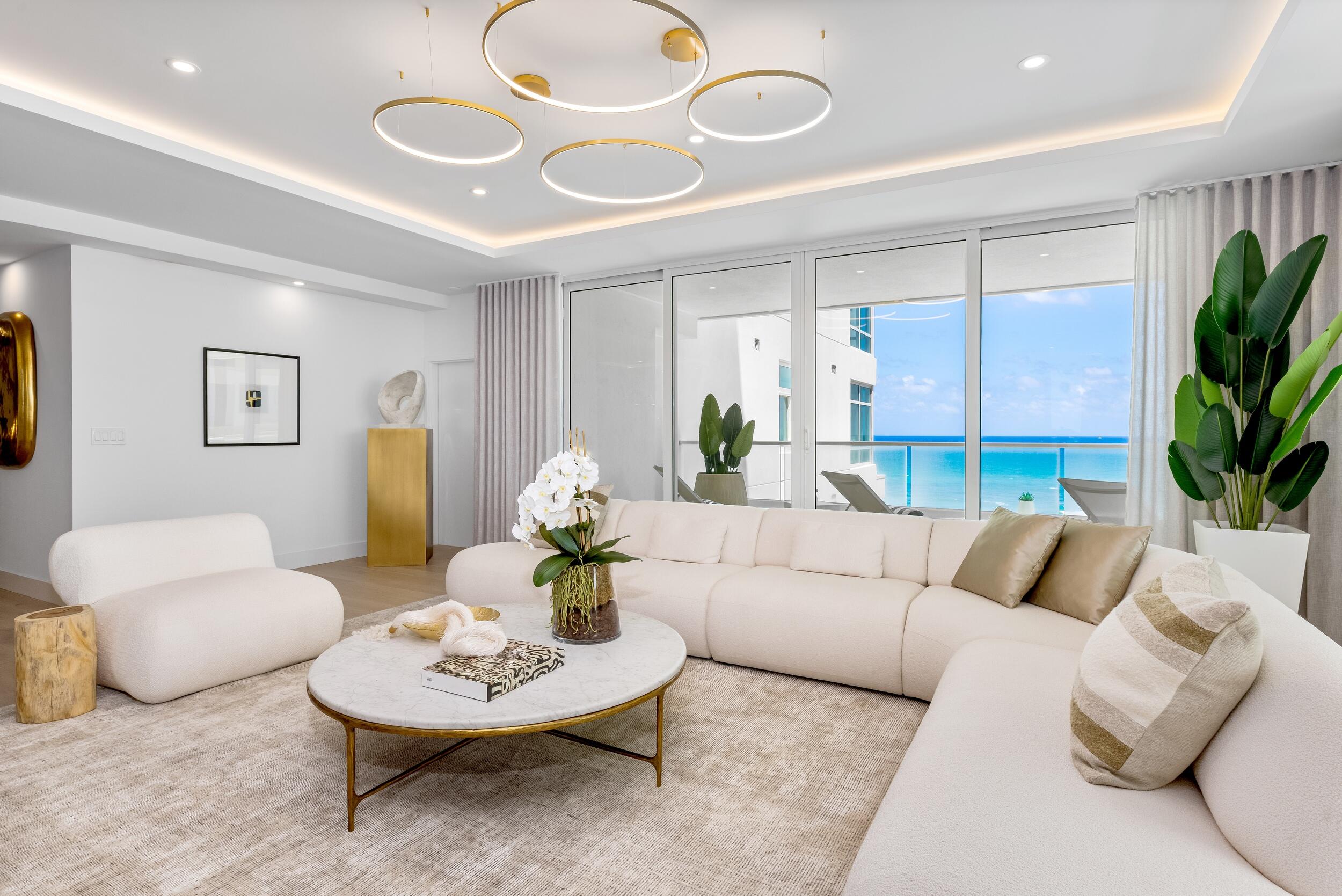 2494 South Ocean Boulevard, Unit C5 Boca Raton, FL 33432 - Photo 11 of 52 a living room with furniture and a potted plant