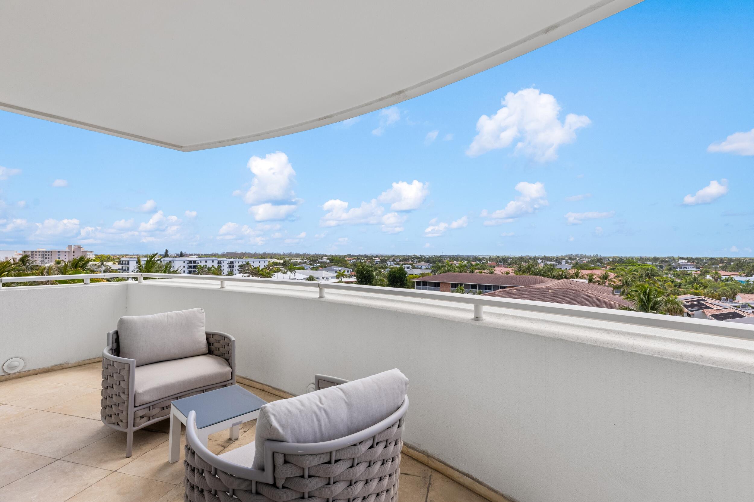 2494 South Ocean Boulevard, Unit C5 Boca Raton, FL 33432 - Photo 44 of 52 a view of a chairs and table in a terrace