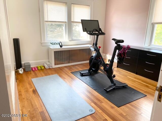 37 High Street, Unit 2 Greenwich, CT 06830 - Photo 17 of 23 a room with gym equipment and a window