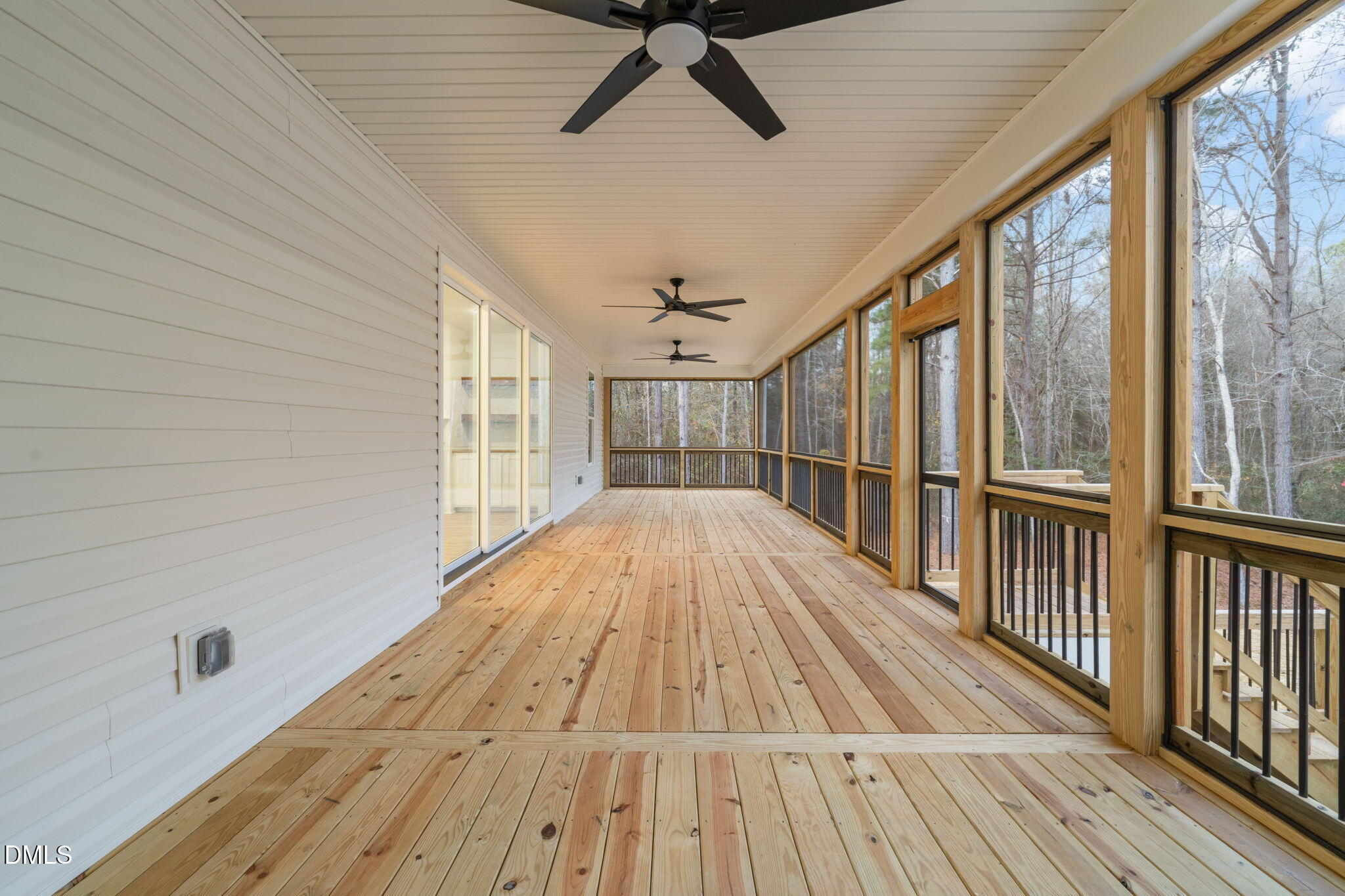 40 Beauview Way Zebulon, NC 27597 - Photo 47 of 52 a view of balcony with wooden floor
