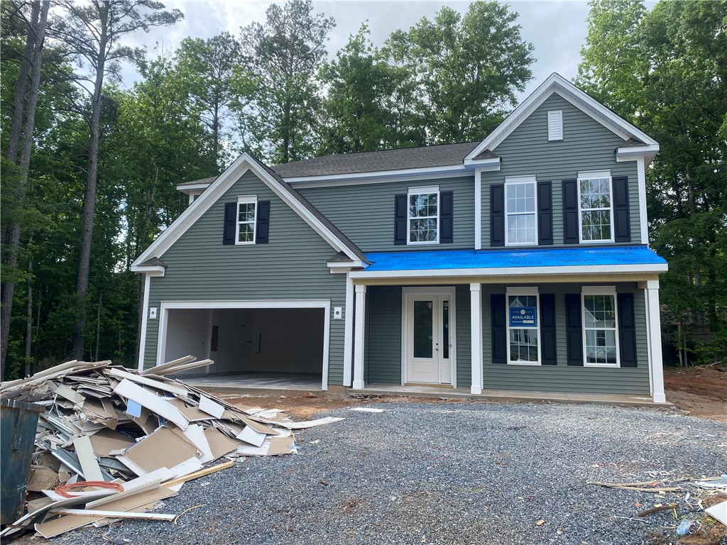 710 Weathered Oak Way Anderson, SC 29621 - Photo 1 of 1 This new construction home features a welcoming facade with classic architectural details.