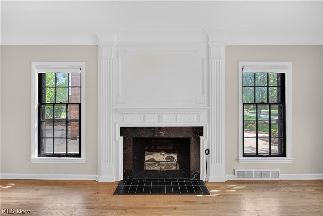 2561 Charney Road Cleveland, OH 44118 - Photo 7 of 47 The Living Room with granite surround gas fireplace