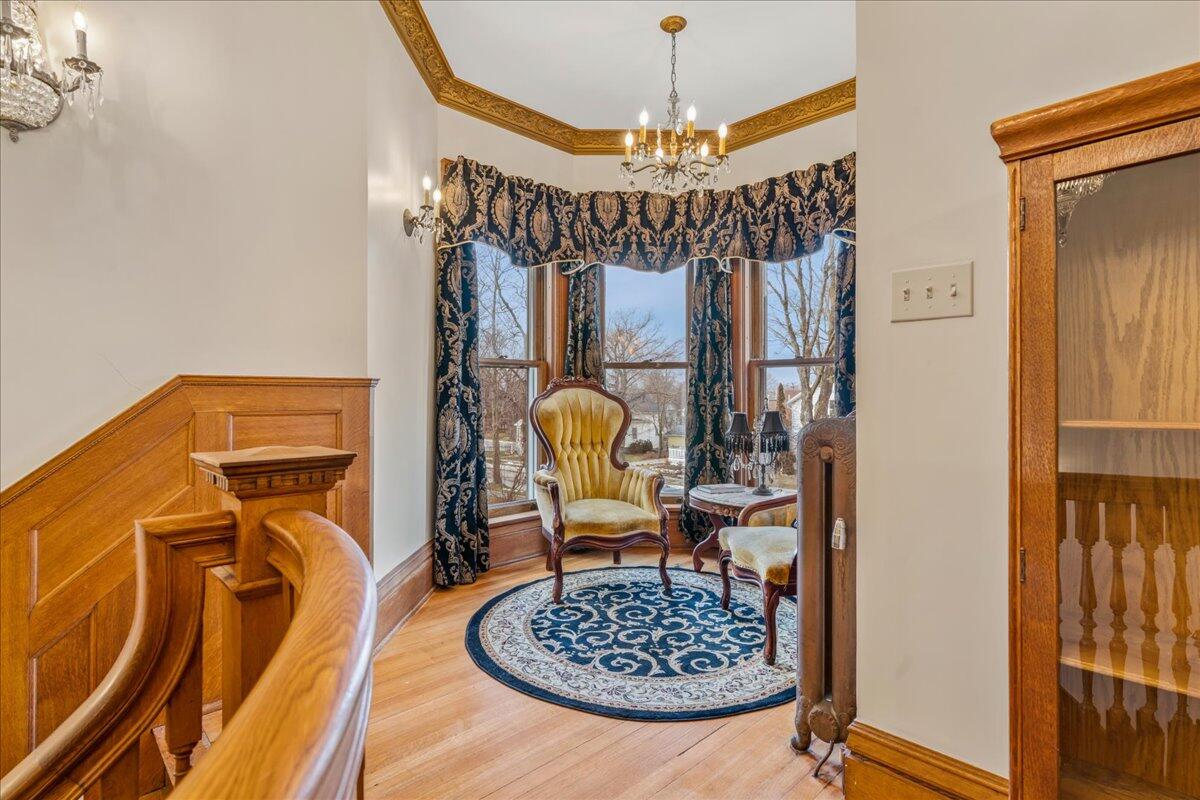 461 5th Street Manistee, MI 49660 - Photo 47 of 89 Inviting turret located at top of stairs