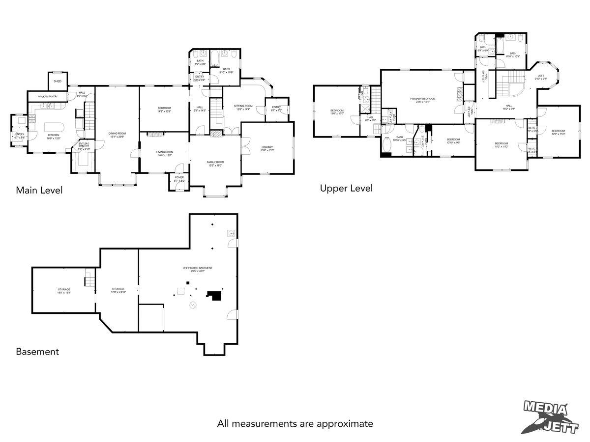 461 5th Street Manistee, MI 49660 - Photo 88 of 89 461 Fifth Street - all levels floor plan