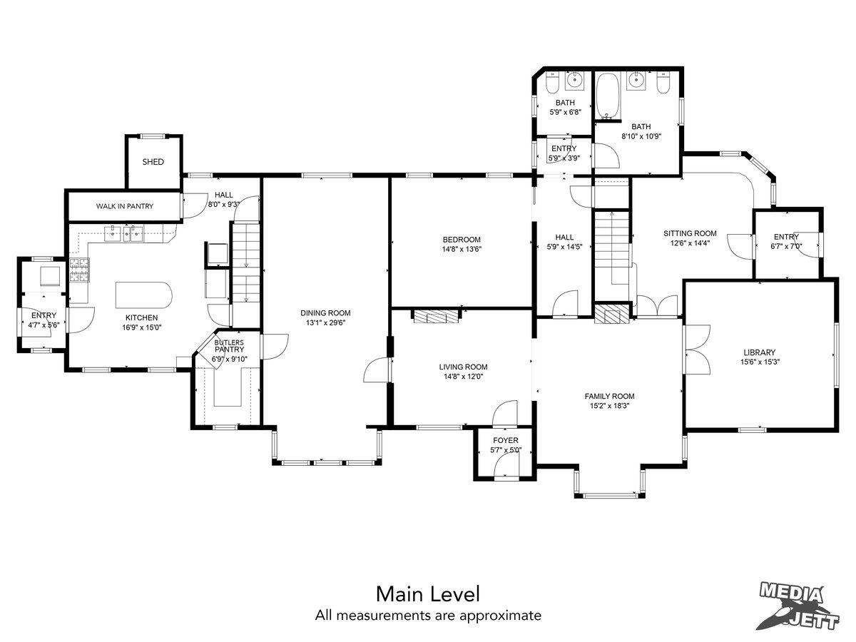 461 5th Street Manistee, MI 49660 - Photo 89 of 89 461 Fifth Street - Main floor plan